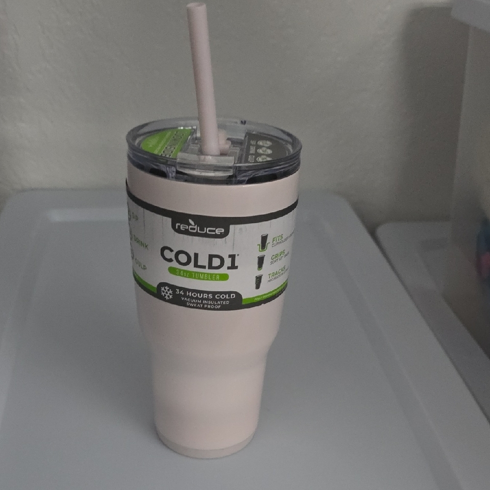 Reduce COLD1 Insulated Tumbler - Light Pink